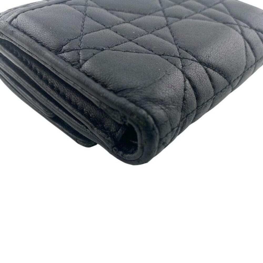 Dior Compact Wallet Lady Dior Trifold Handbag - Picture 5 of 8